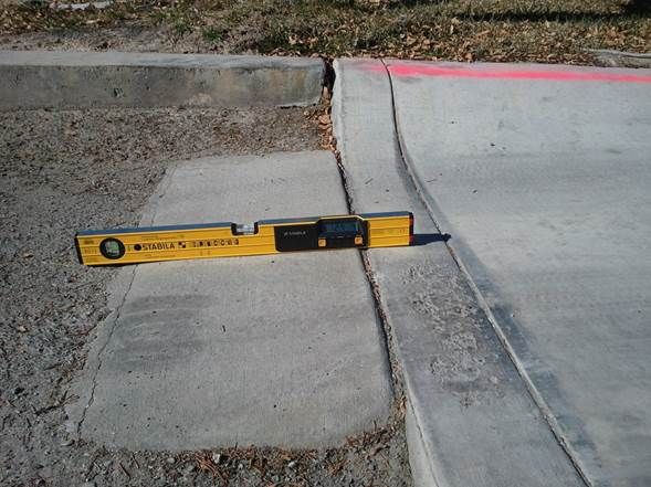 Not ADA compliant Ramp